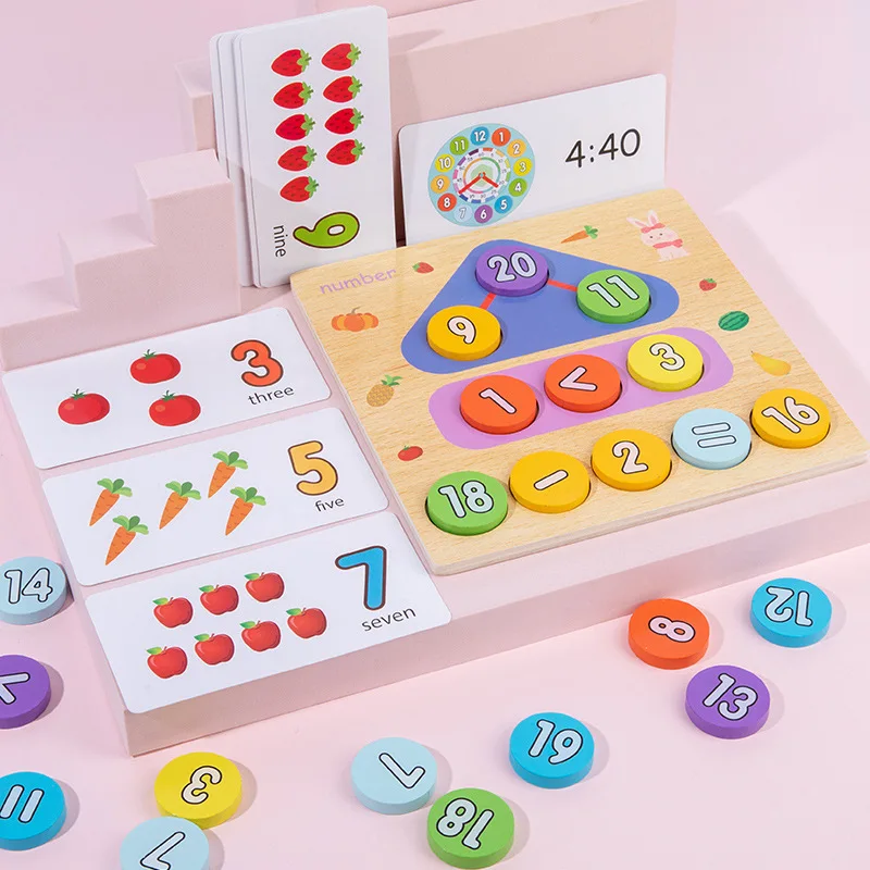 

Children'S And Babies' Puzzle And Early Education, Cognitive Alphabet And Number Learning Board, Operation Letters, Spelling Wor