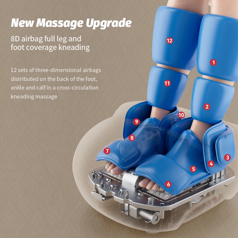 Shiatsu Foot Massager with Heat and Kneading for Pain Relief