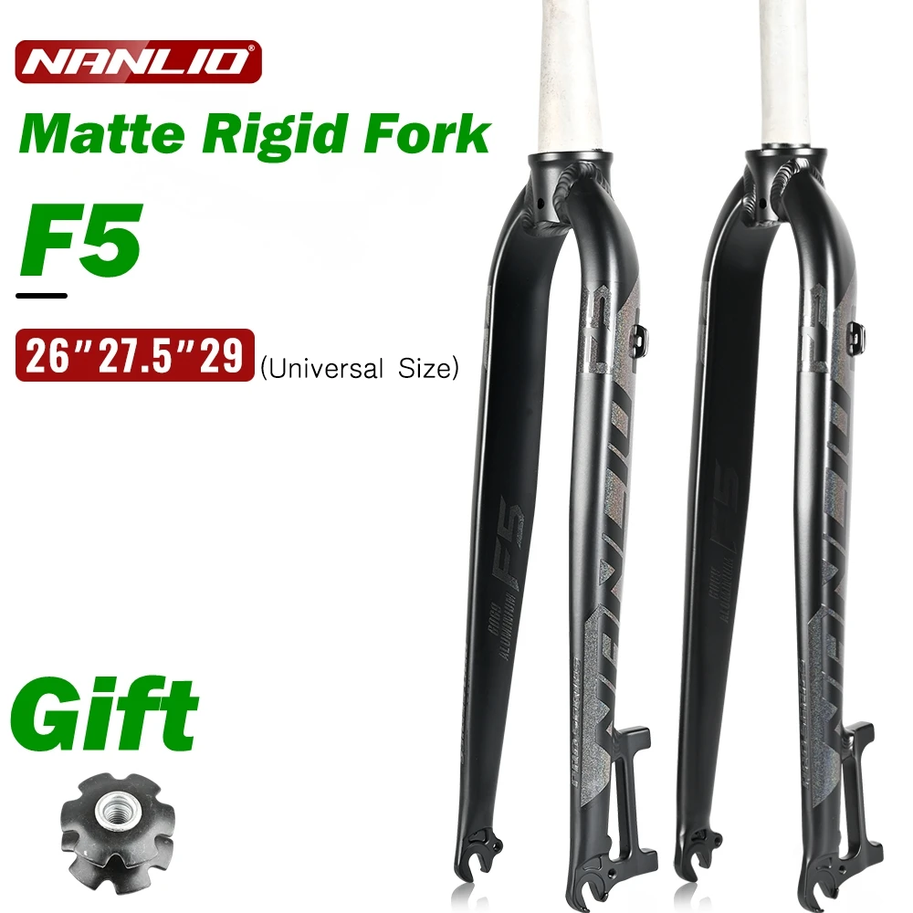 Fourche de suspension pneumatique VTT 26/27,5/29 140 mm, réglage du rebond tube droit