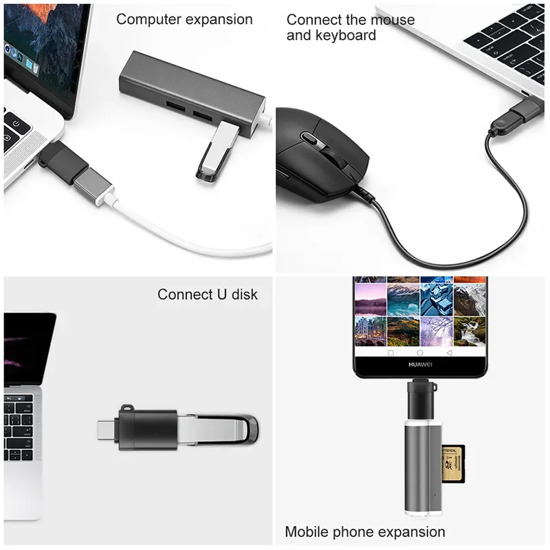 Premium OTG USB 3.0 to Type-C Charger Adapter Connector