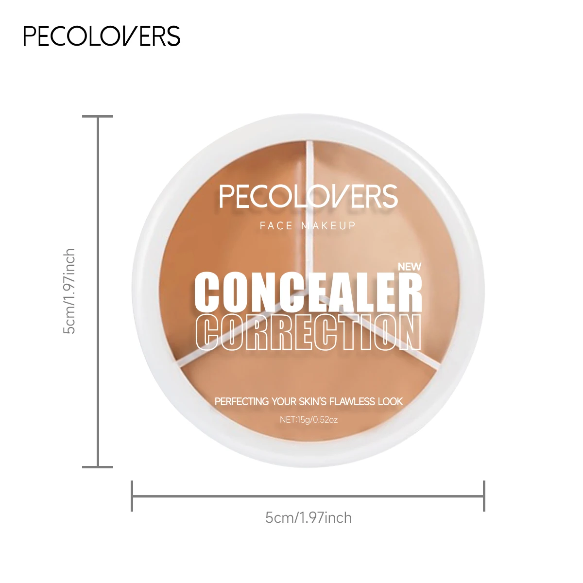 Concealer Palette 3 Colors Eyeshadow Base Matte Contour for Dark Circles Makeup Concealer Face Concealer Concealer Palette