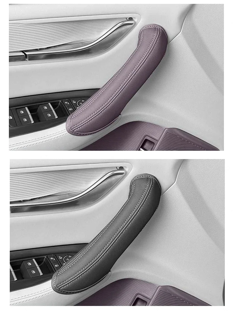 For Byd Song Plus Dmi Ev Seal U 2020-2025 Car Door Handle Protective Cover Leather Waterproof Case Anti-slip Wear resistant