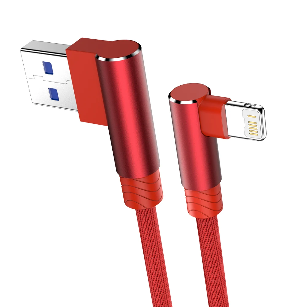 ตัวเลือกสินค้า สายชาร์จ USB 90 องศา สำหรับ iPhone หลายรุ่น ความยาว 2-3 เมตร