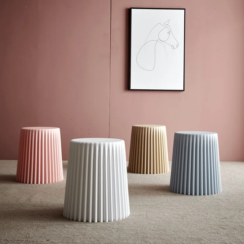 

LCL302 plastic stool household thickened living room plastic small stool
