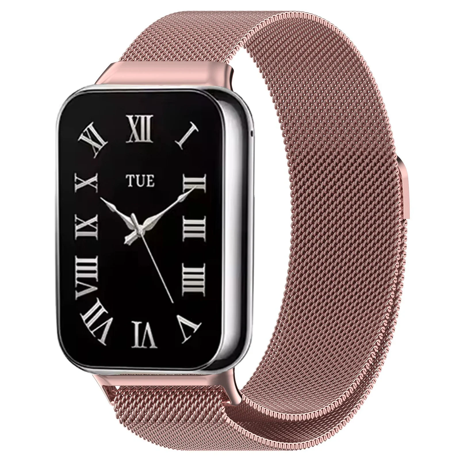 Milanese Loop Strap: Metal Magnetic Bracelet Smart Watchband