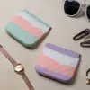 Makeup Bag Mini Cosmetic Bag Travel Supplies Storage Bag Lipstick Storage Bag Self-closing Silicone Leaf Spring Bag Girls 2
