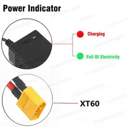 High - Power Smart Charger, 54.6V 4A, Fast Charge with Cooling Fan, CE/FCC/UL Certified - UK (XT60)