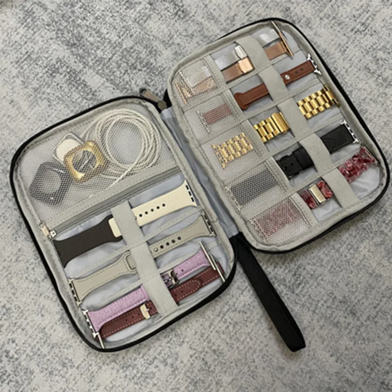 Watch Storage Box for Apple Watch Strap Case Data Cable Travel Smart Watch Wriststrap watch storage box watchband storage bag watch storage pouch watch storage bag