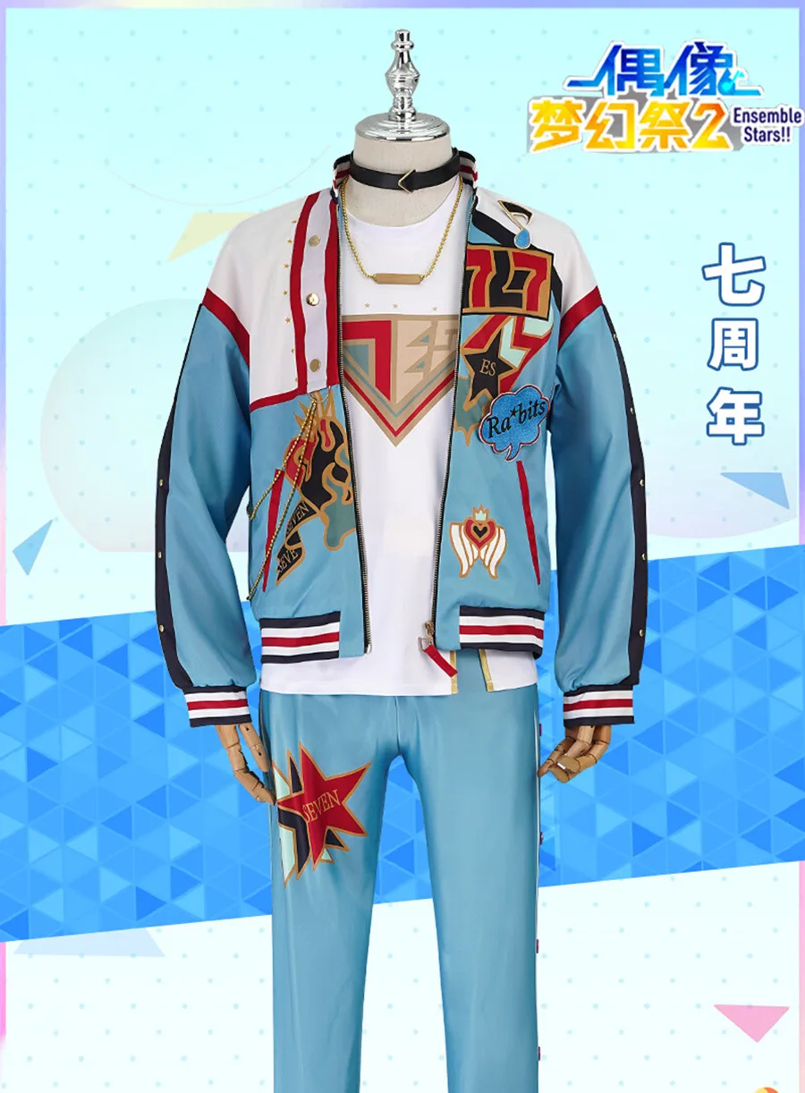 

Hot Game Anime Ensemble Stars 7th Anniversary Cosplay Costume ES2 All Characters Uniform Full Set Suit Role Play Clothing