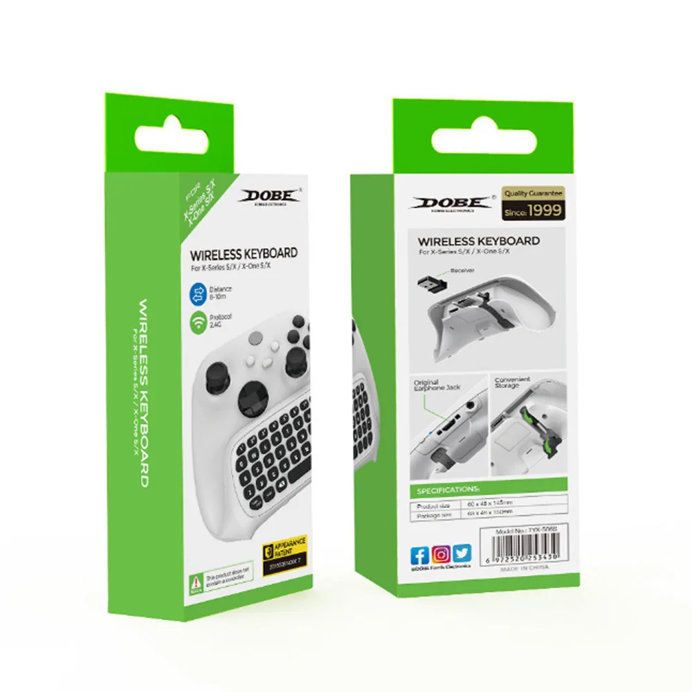 Wireless Keyboard ChatPad For Series S/X One Game Controller Gamepad With USB Receiver Keyboard For Xbox ONE Series S/X Gamepad