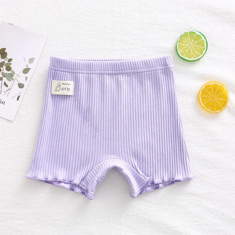 Cotton Girls Safety Pants Kids Short Pants Underwear Children Summer Shorts Underpants For 2-9Years Old