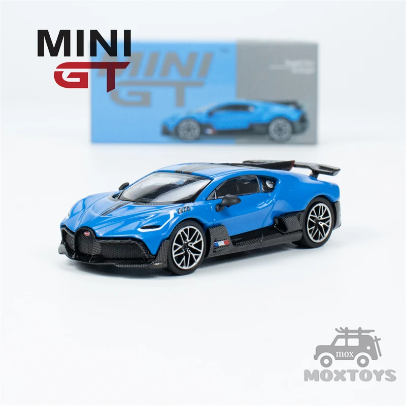 

MINI GT 1:64 Bugatti Divo Blu Bugatti Blue LHD Diecast Model Car