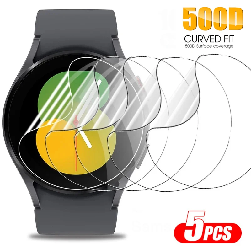 Screen Protector Hydrogel Film For Samsung Galaxy Watch 6/5/Pro/4 40mm 44mm HD For Samsung Watch 4/6 Classic 42mm 43mm 46mm 47mm