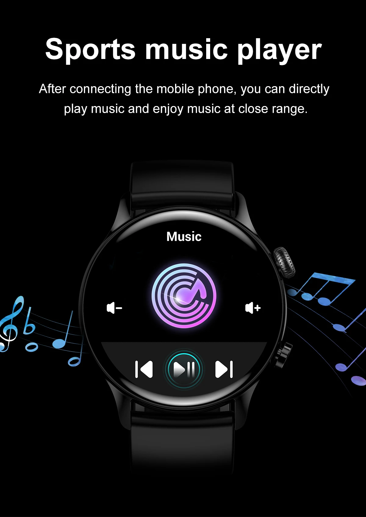 HK8 Pro Smart Watch With NFC 1.36 inches Round Screen Bluetooth Call IP68 Waterproof Watches Heart Rate Monitor Fitness Tracker