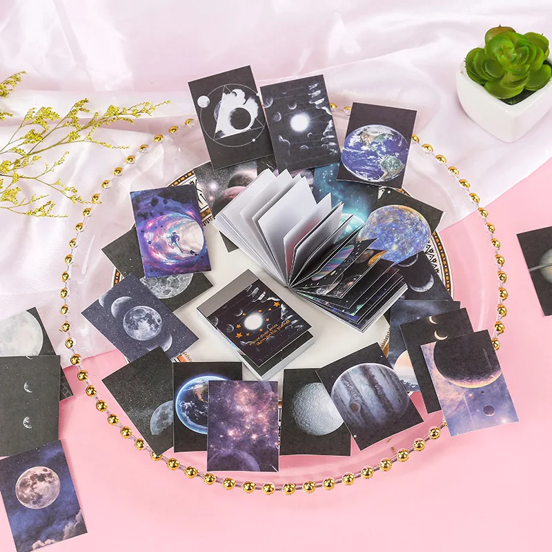 20sets/1lot Kawaii 편지지 스티커 cosmic starry sky 일기장 스티커 Craft Sticker