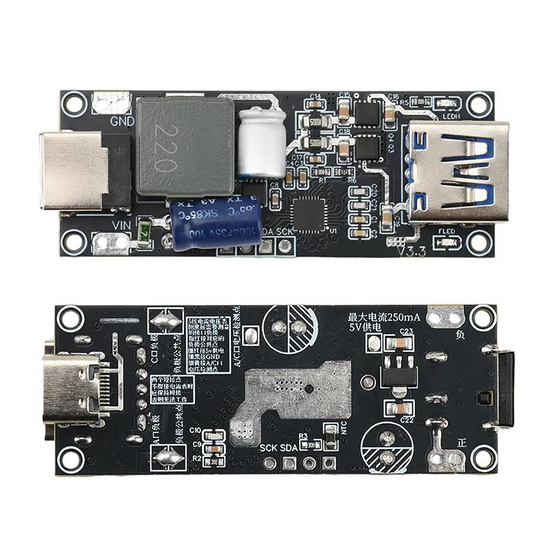 1pcs DC 6-30V 100W SW3518 Charging Module Vehicle Desktop Charger Motherboard Multi-Protocol High-Power Quick Charging Module