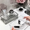 Acrylic Storage Box Desktop Cosmetics Transparent Plastic Box Dormitory Household Facial Mask Skin Box Refrigerator Storage Box 5