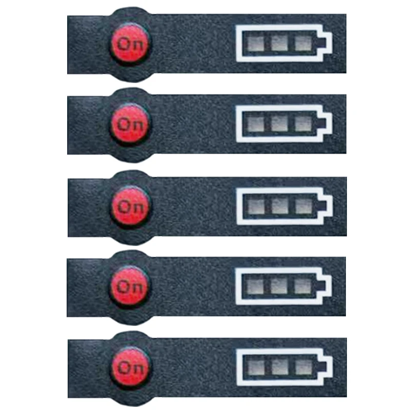 BAT618 리튬 이온 배터리 케이스 LED 키 스티커 라벨 태그 보쉬 14.4V 18V 리튬 배터리 팩 BAT614 BAT609 BAT610용