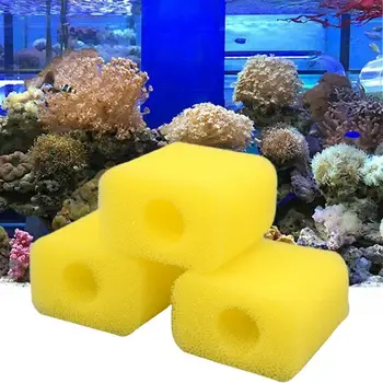 Pump Filter Sponge Yellow Scrubbing Resistant Thickening Fish Tank Replacement Filter Sponge Fish Tank Inlet Purify Water 1