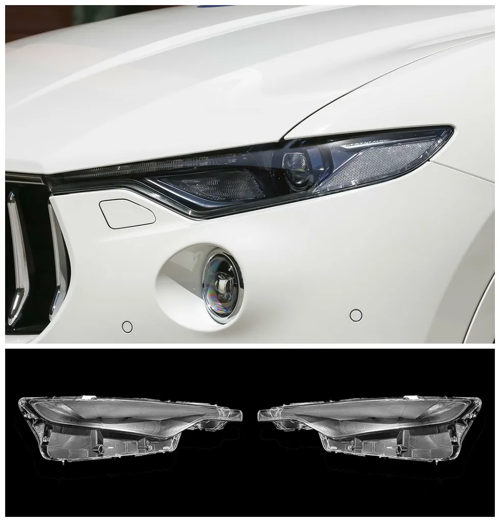 

Прозрачная маска для автомобильных фар, для Maserati Levante 2016-2020 Levante, прозрачная зеркальная маска для корпуса