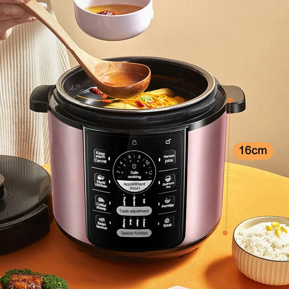 Safety Protection System Auto 5 Liter Kitchen Electric Pressure Cooker 3
