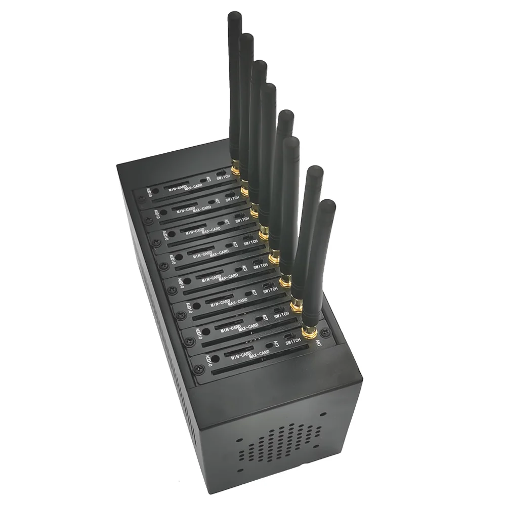 20x 벌크 sms 8 포트 gsm 모뎀 무선 라우터 직렬 포트 rs232 3G 모뎀 8 sim 카드 슬롯