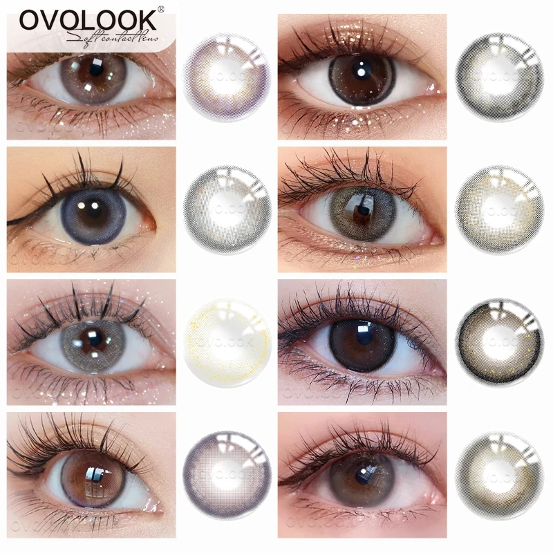 OVOLOOK-1 Pair Lenses Colored Lenses for Eyes Contact Lenses for Eyes MILKY  WAY Eye Color Lens Colored Eye Contacts - AliExpress