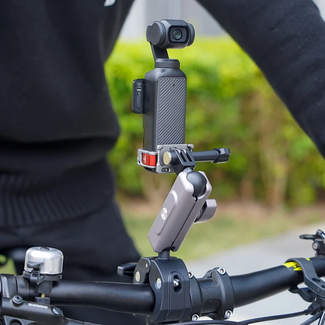 DJI Osmo Pocket 3用バイクホルダーマウント、アダプター付き