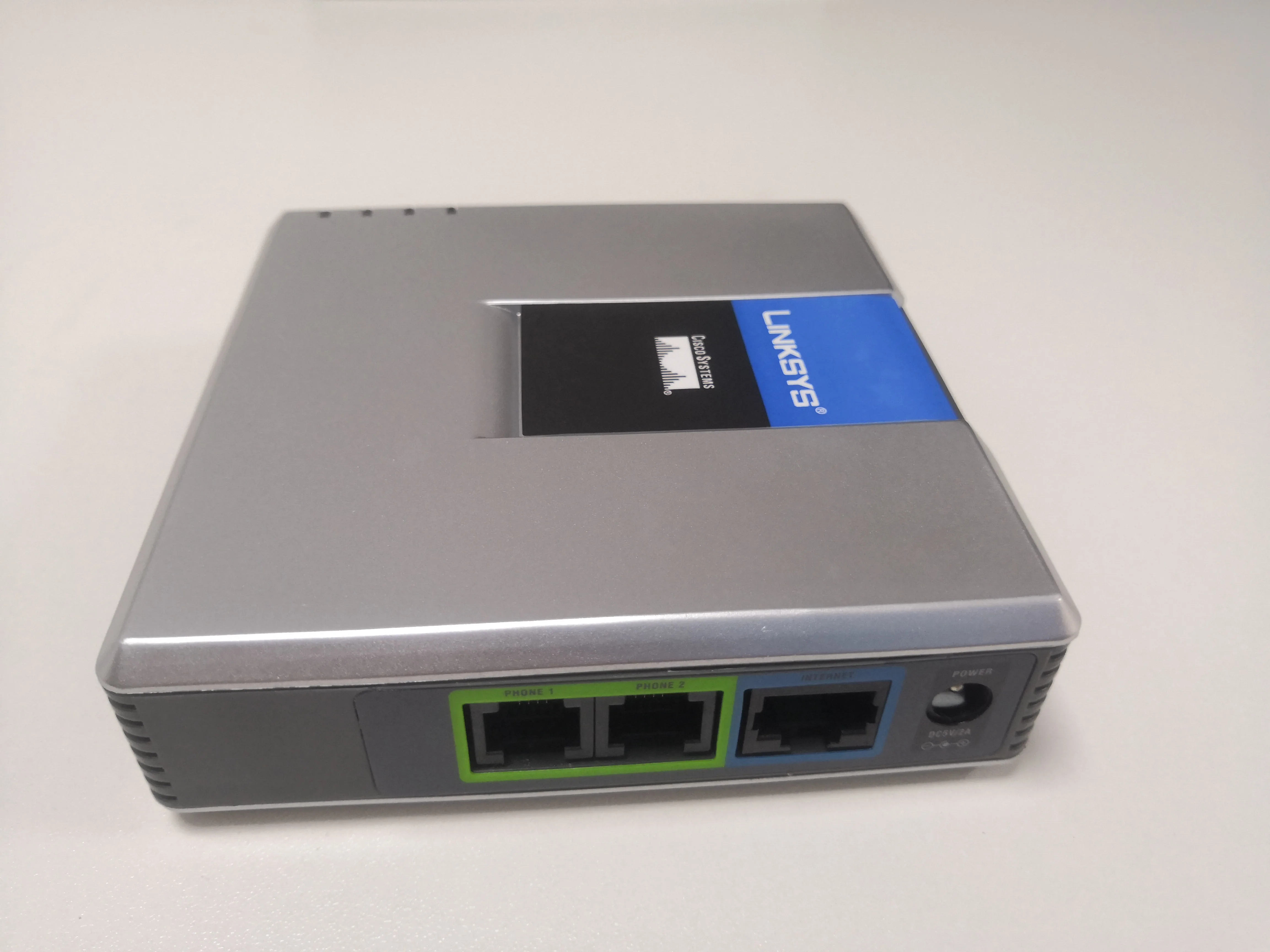 Adaptador do Telefone Voip Pap2t Sip Portas do Telefone Fxs Novo Desbloqueado - Imagem 6