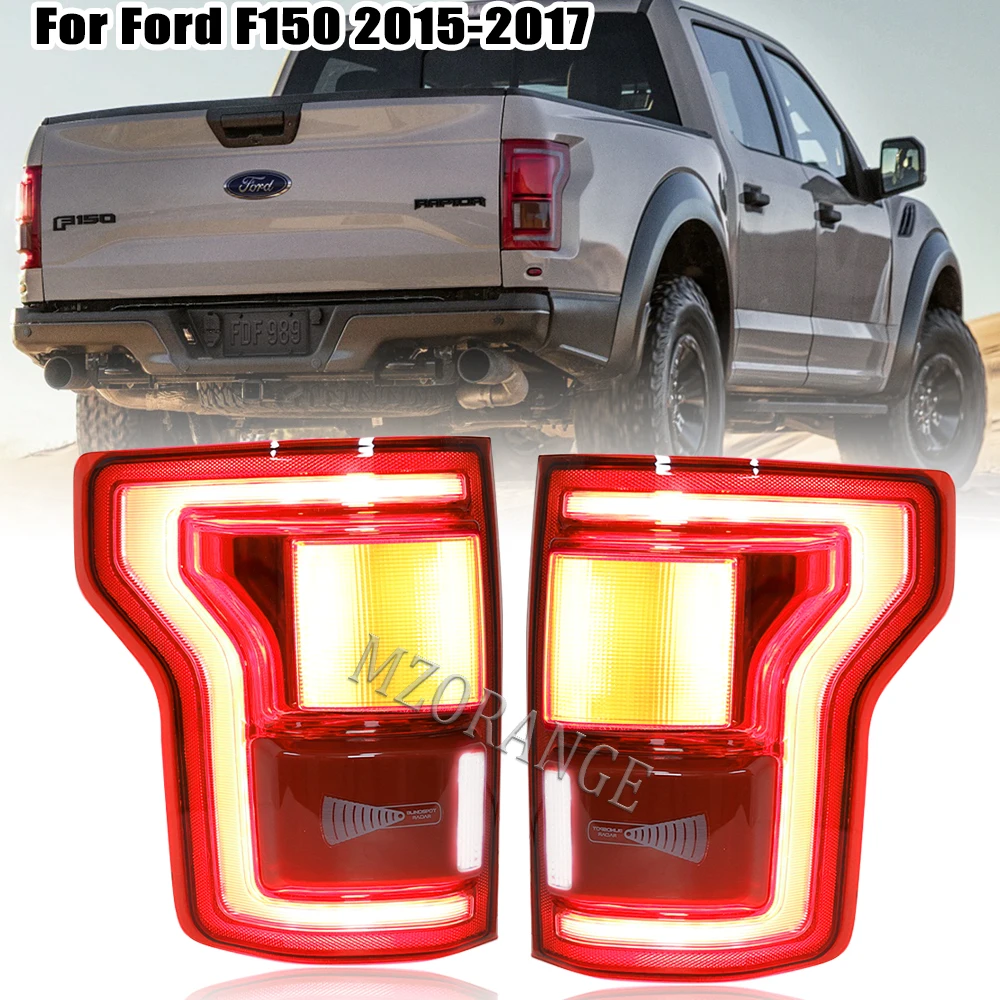 

LED Rear Tail Brake Lamp for Ford F150 2015 2016 2017 With Blind Spot Driving Reversing Warning Signal Light Car Part Assembly