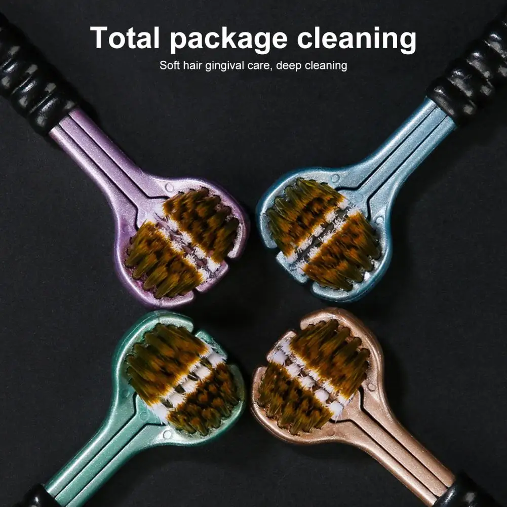 Three-Sided Toothbrush 1/4 Pcs Teeth Gum Care