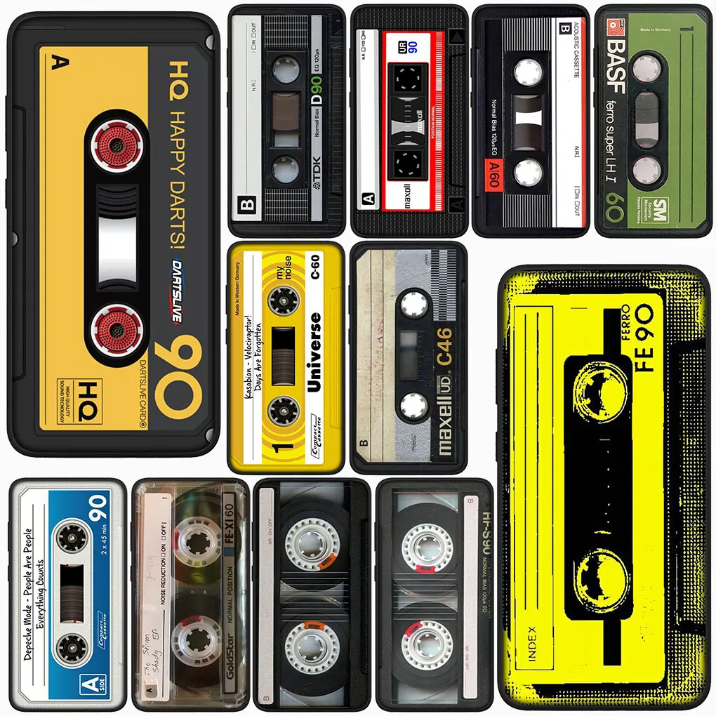 Retro Cassette Tape Phone Case Cover