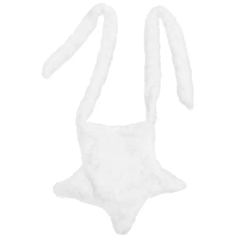

Plush Shoulder Bag Fluffy Bag Women Crossbody Bag Fashion Star Shaped Shoulder Bag