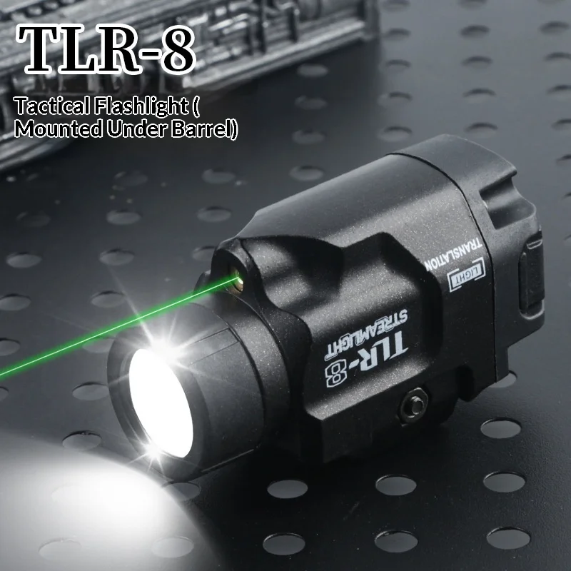 Universal Tactical Flashlight - 20mm Outdoor Infrared & White Light, Explosion-Proof Design
