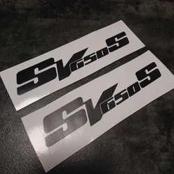 Motorcycle Die - Cut Vinyl Graphics Decals Stickers (Yellow)