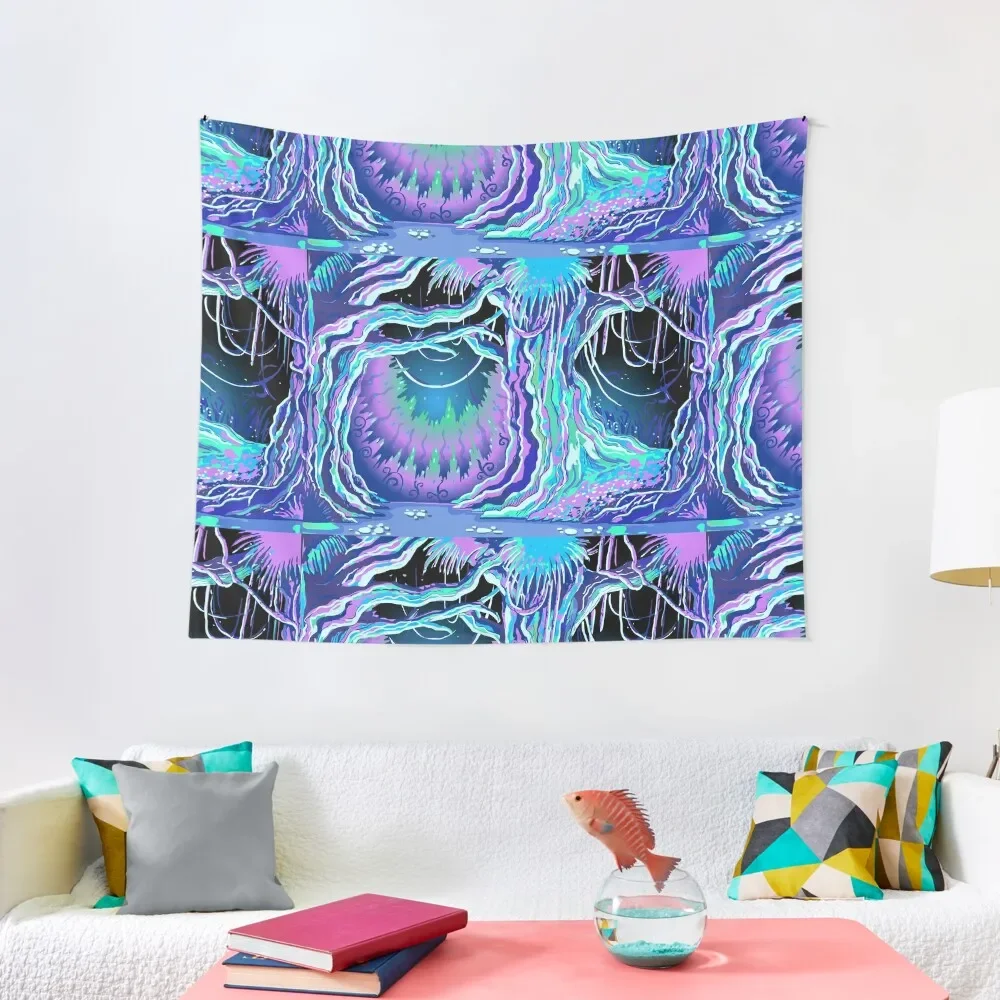 

Magic Tale Blacklight Forest Background Tapestry Aesthetic Home Decor Bedroom Deco Decoration Aesthetic Tapestry