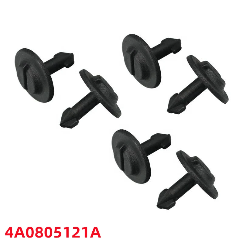 

XIEAILI 100Pcs Auto Door Trim Panel Retainer Nylon Retaining Fastener Clips Push Type Retainer 4A0805121A D397