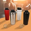 Stainless steel Shaker Bottle Portable protein powder shaker cup Sport Mug Leak Proof Outdoor Fitness Whey Shakes Cup with Scale Stainless steel Shaker Bottle Portable protein powder shaker cup Sport Mug Leak Proof Outdoor Fitness Whey Shakes Cup with Scale