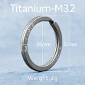 Ti Round Flat