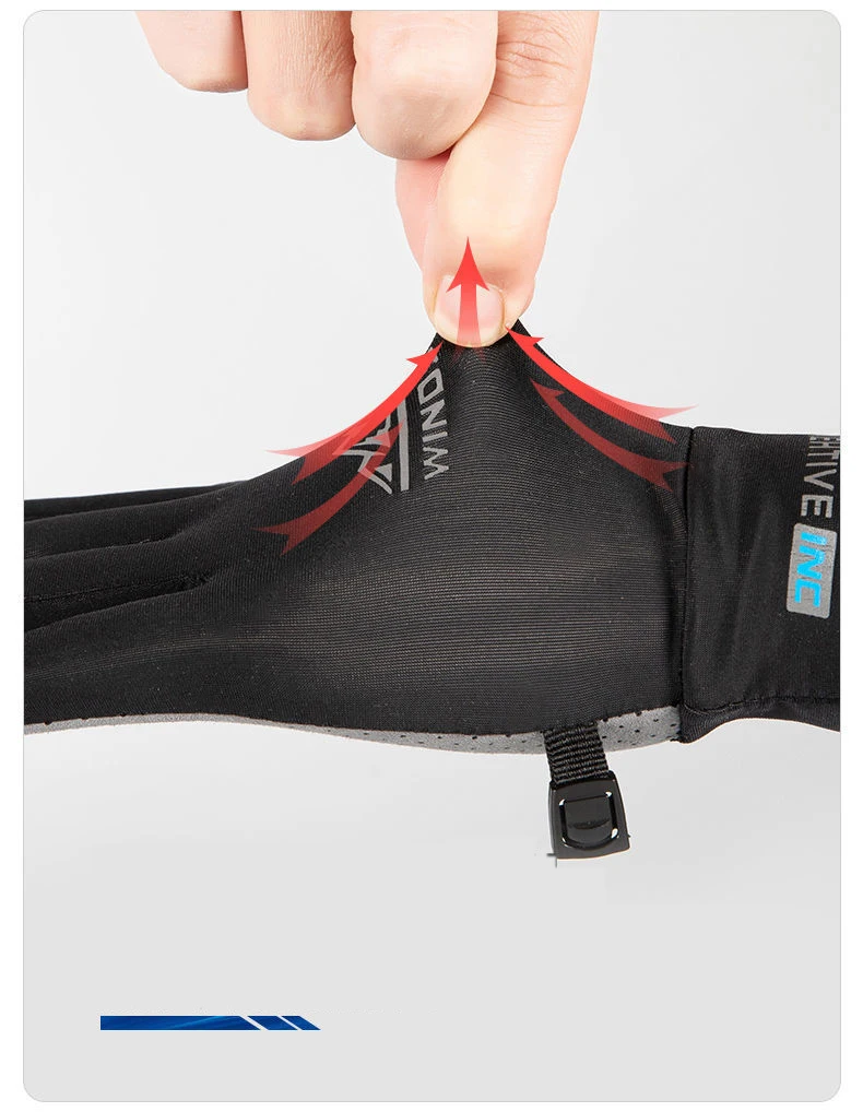 Angelhandschuhe aus Eisseide mit Touchscreen-Funktion, Rutschfeste Fitness-Handschuhe mit UV-Schutz für Männer und Frauen, Elastische Sommerhandschuhe für Radfahren und Motorradfahren – Detail 6