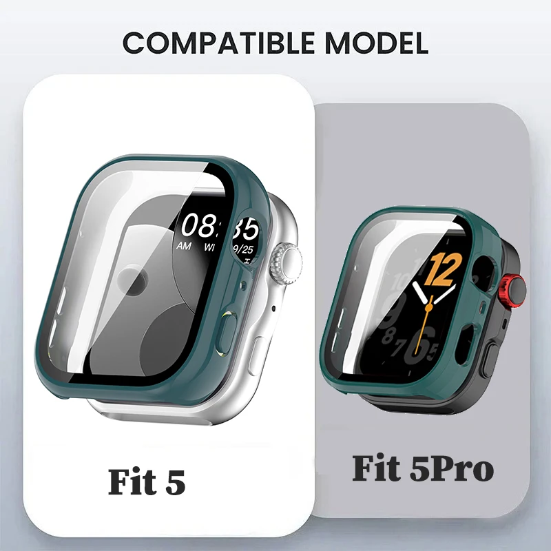 Premium Tempered Glass and All-Around PC Bumper Screen Protector Case