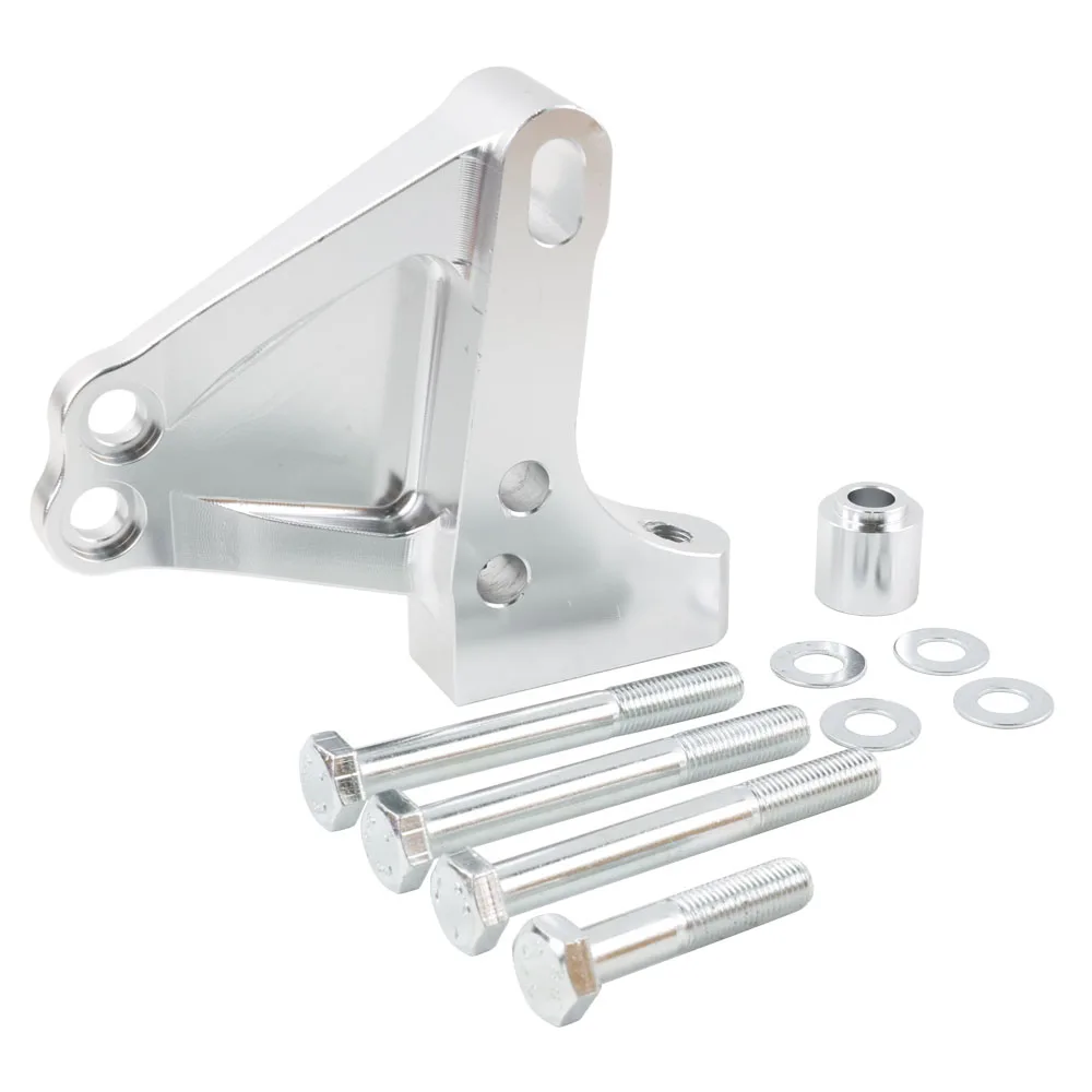Фото Крепежный кронштейн для блока двигателя Honda K-Series K20A K24A K20Z K24Z, серебристо-черный №5