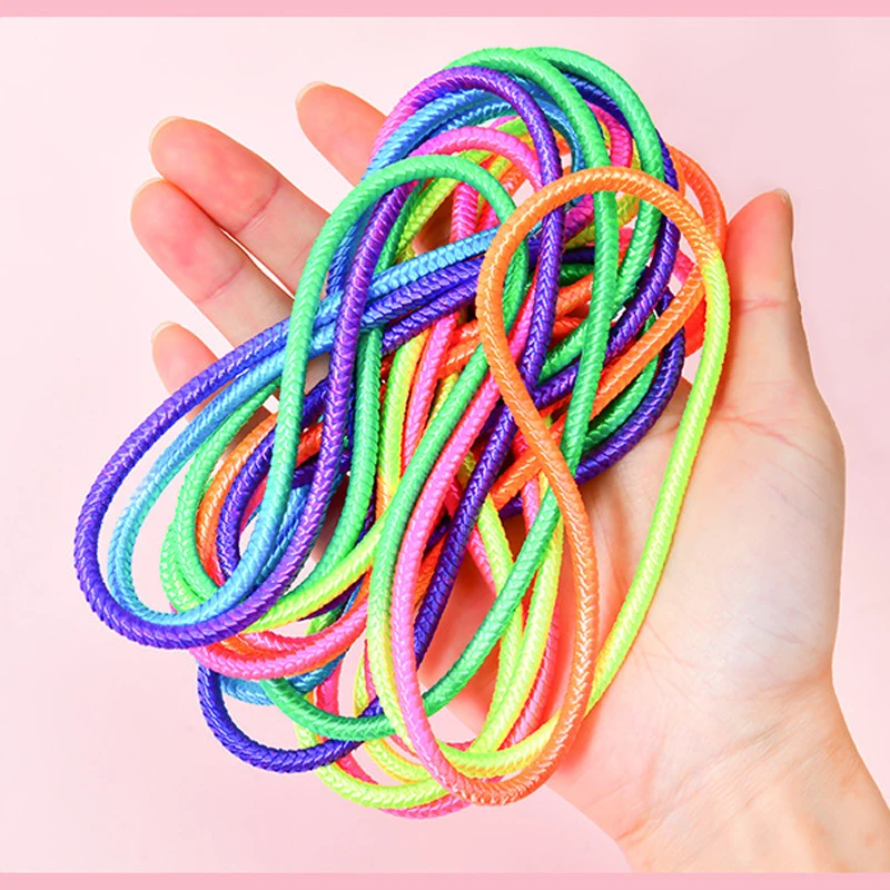 Rainbow Rubber Band For Jumping Game Kids Outdoor Fun Sports Toy Comba Saltar Ninos Jeux Enfant Exterieur Buiten Speelgoed Women 4