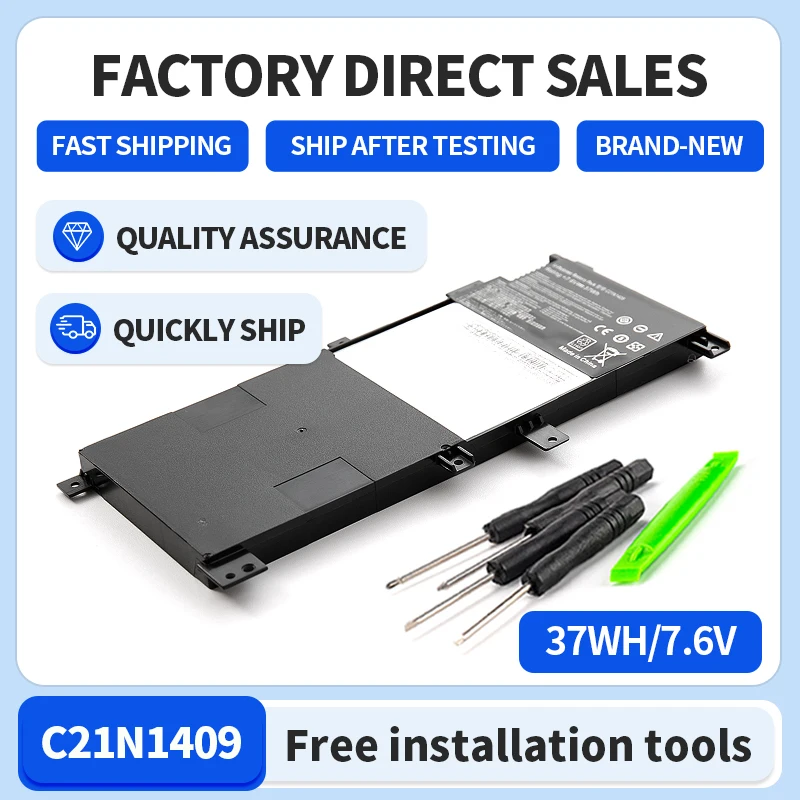 

Somi-C21N1409 7.6V 37Wh Battery for ASUS V455 V455L V455LB VM400C VM410L VM490 VM490L VM490LN VM490LN4510 Tablet Series