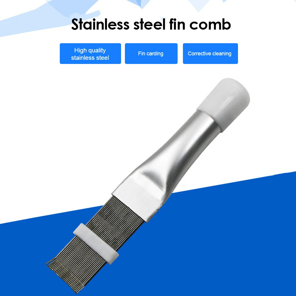 Air Conditioning Fin Cleaning Comb Cleaning Dust Brush Stainless Steel