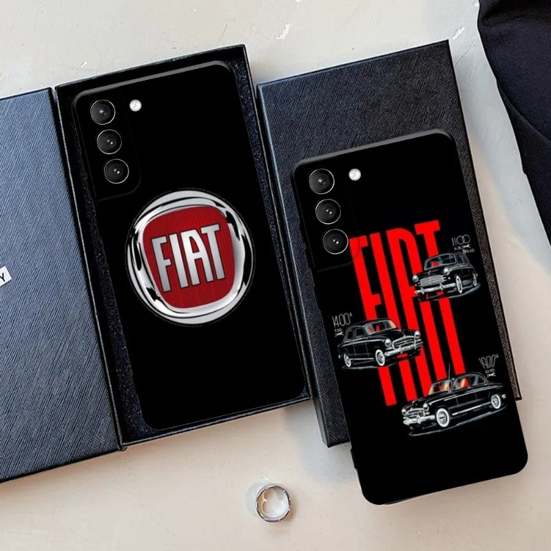 Custodia Per Telefono Auto Fiat Per Samsung Galaxy S22 23 21 S20 Fe Ultra S10 S9 S8 Plus S10E Note 20Ultra 10Plus Cover