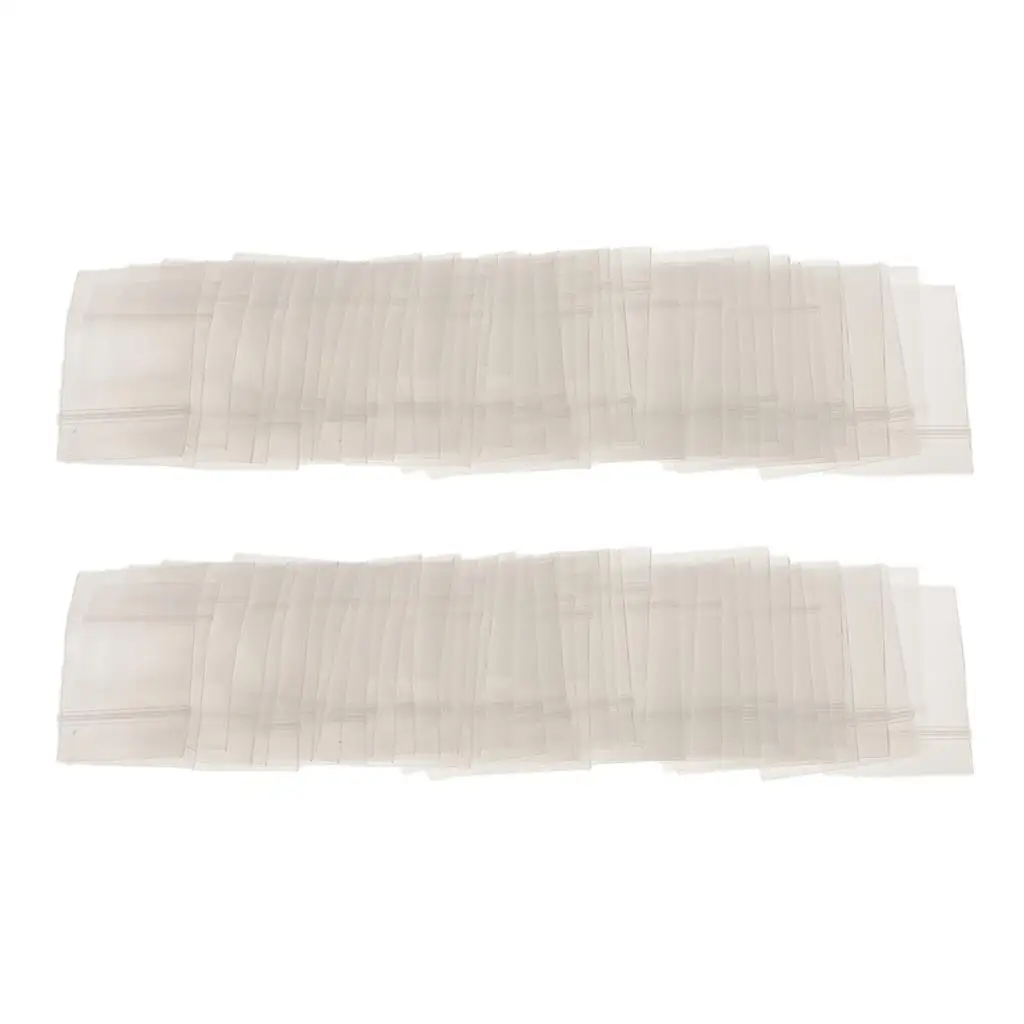 100pcs 4mil/2mil Clear Zip Bag Bag Plastic Baggies Reclosable High premium quality clear reclosable poly bags 5
