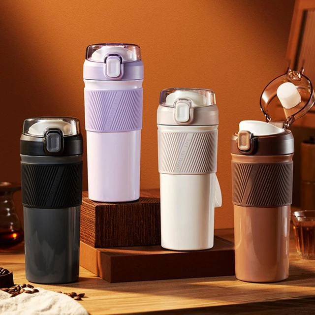 500ml Stainless Steel Coffee Cup Travel Thermal Mug Leak-Proof Thermos  Bottle Tea Coffee Mug Vacuum Flask Insulated Cups - AliExpress