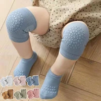 Baby Knee Pads Socks Set Solid Color Anti Slip Socks Kneecap Kid Crawling Safety Floor Socks Knee Protector for Girls Boy 1