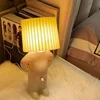 Claeted Naughty Boy Creative Table Lamp Unique LED Pleats Reading Lighting Bedroom Bedside Night Light Children's Gift 3